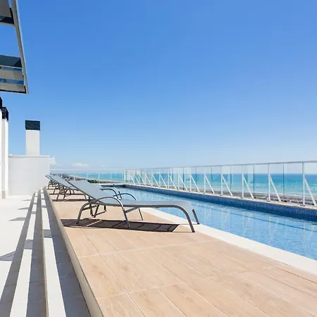 Con Terraza Frente Al Mar By Color Flats Apartman *
