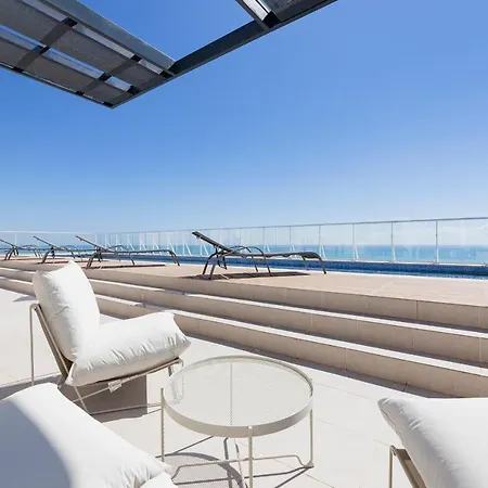 Con Terraza Frente Al Mar By Color Flats Apartman *
